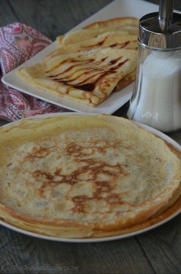 Des crêpes avec la recette de Pierre Hermé: legères, souples et gourmandes