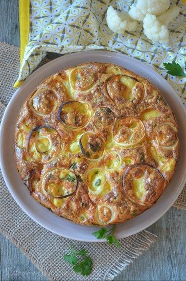 Gâteau de chou-fleur façon Y. Ottolenghi