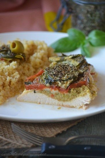 Filets de dinde à la tapenade et légumes d'été parfumés au basilic et herbes de provence {cuisson à l'omnicuiseur vitalité}