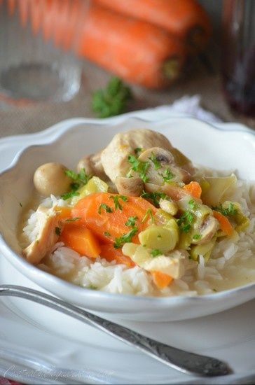 Blanquette de poulet express au cookeo