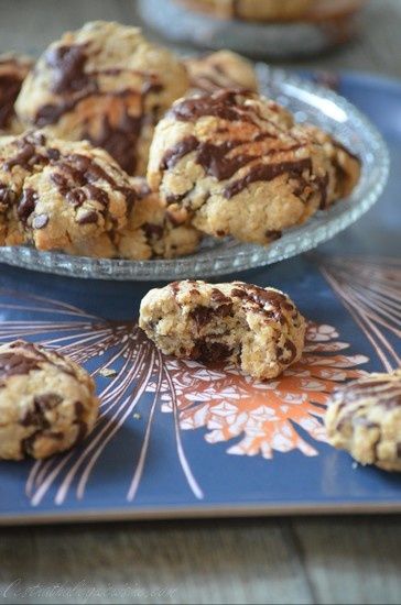 Biscuits végétaliens avoine et chocolat