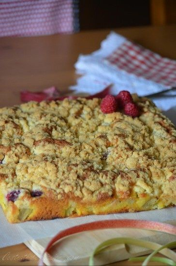 Crumb Cake Framboise Rhubarbe Le Blog De C Est Nathalie Qui Cuisine