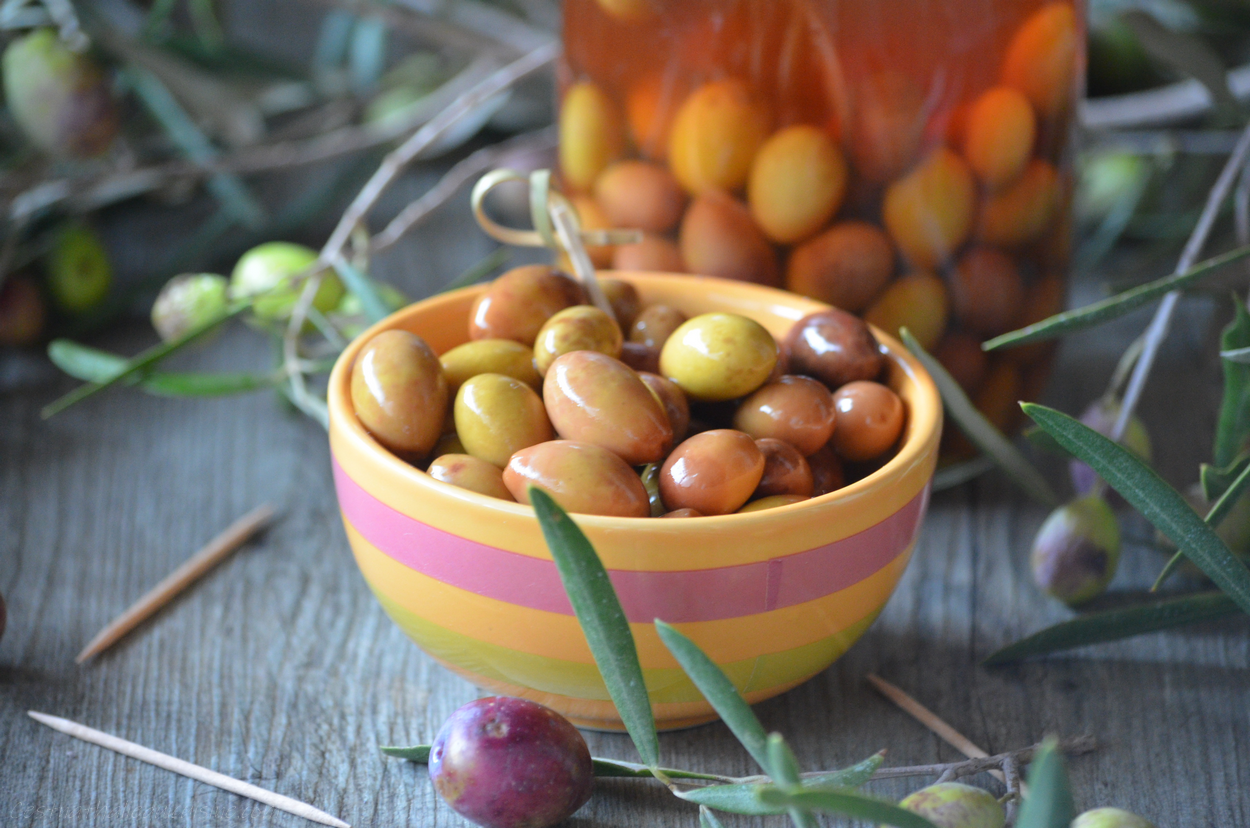 Les olives en saumure