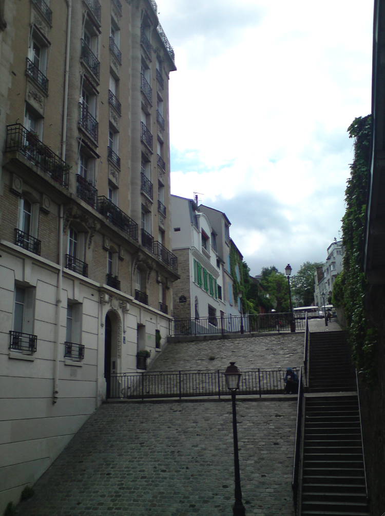 Montmartre, rue des Saules Rosalie dans tous ses états Montmartre, rue des Saules Rosalie dans tous ses états