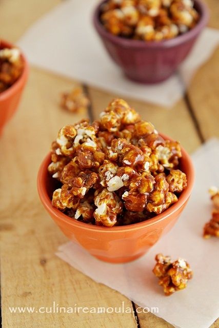 Pop corn au caramel