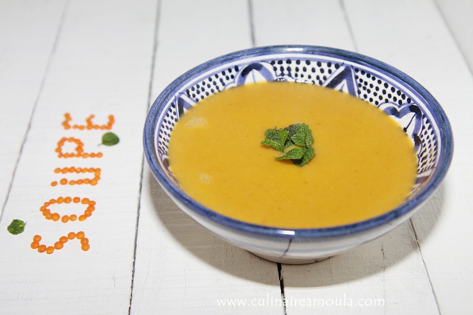 Soupe turque aux lentilles corail