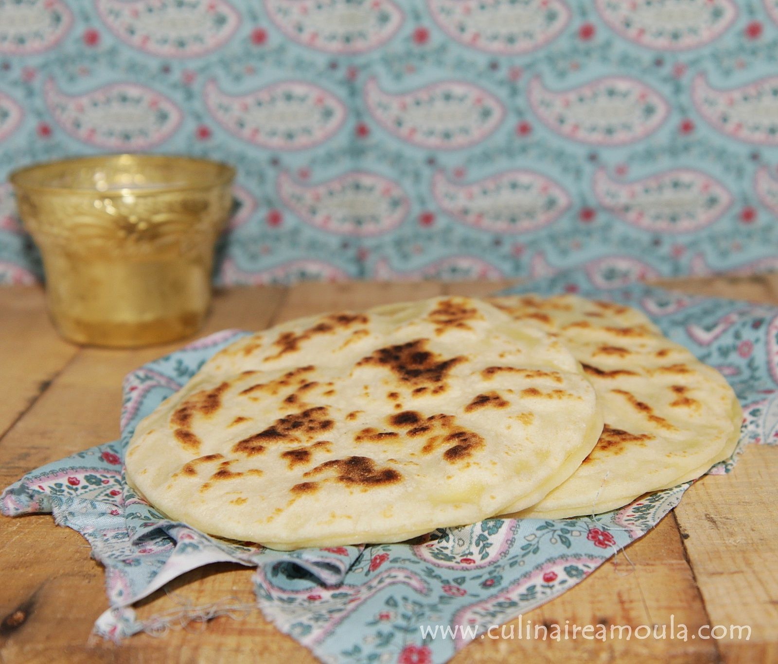 Naans au fromage