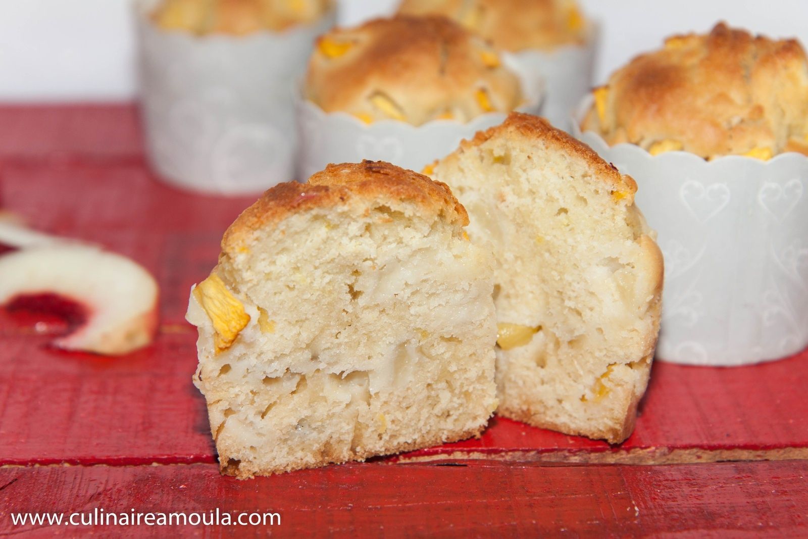 Muffins aux nectarines