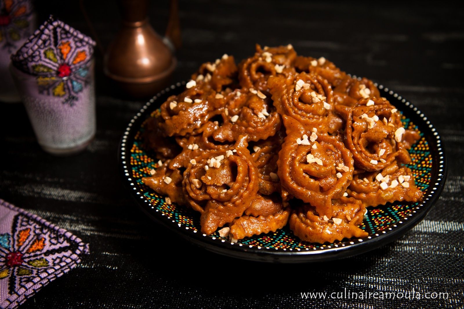 Chebakia aux amandes