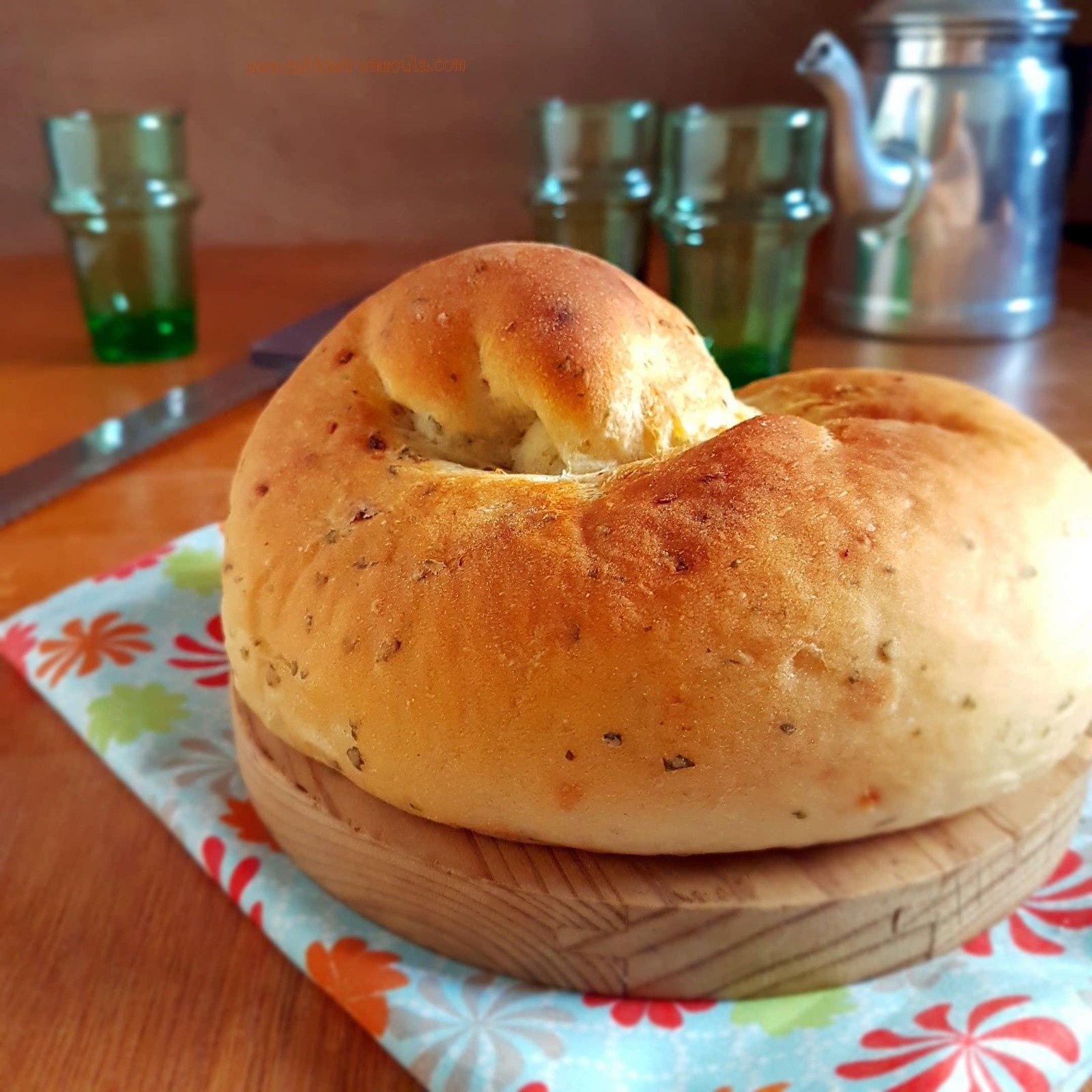Pain à la mimolette 