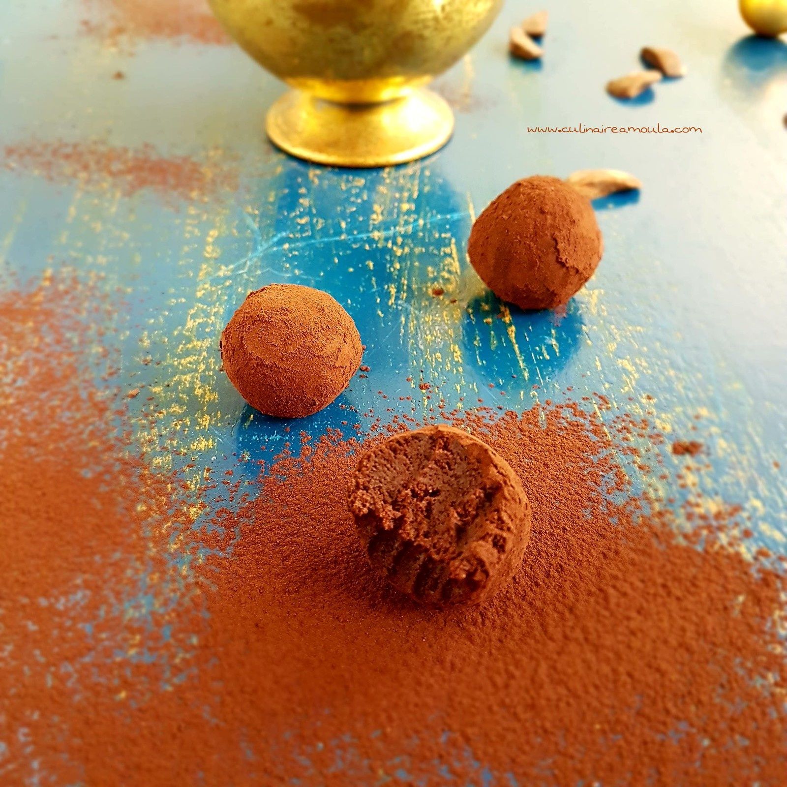 Truffes chocolat marron