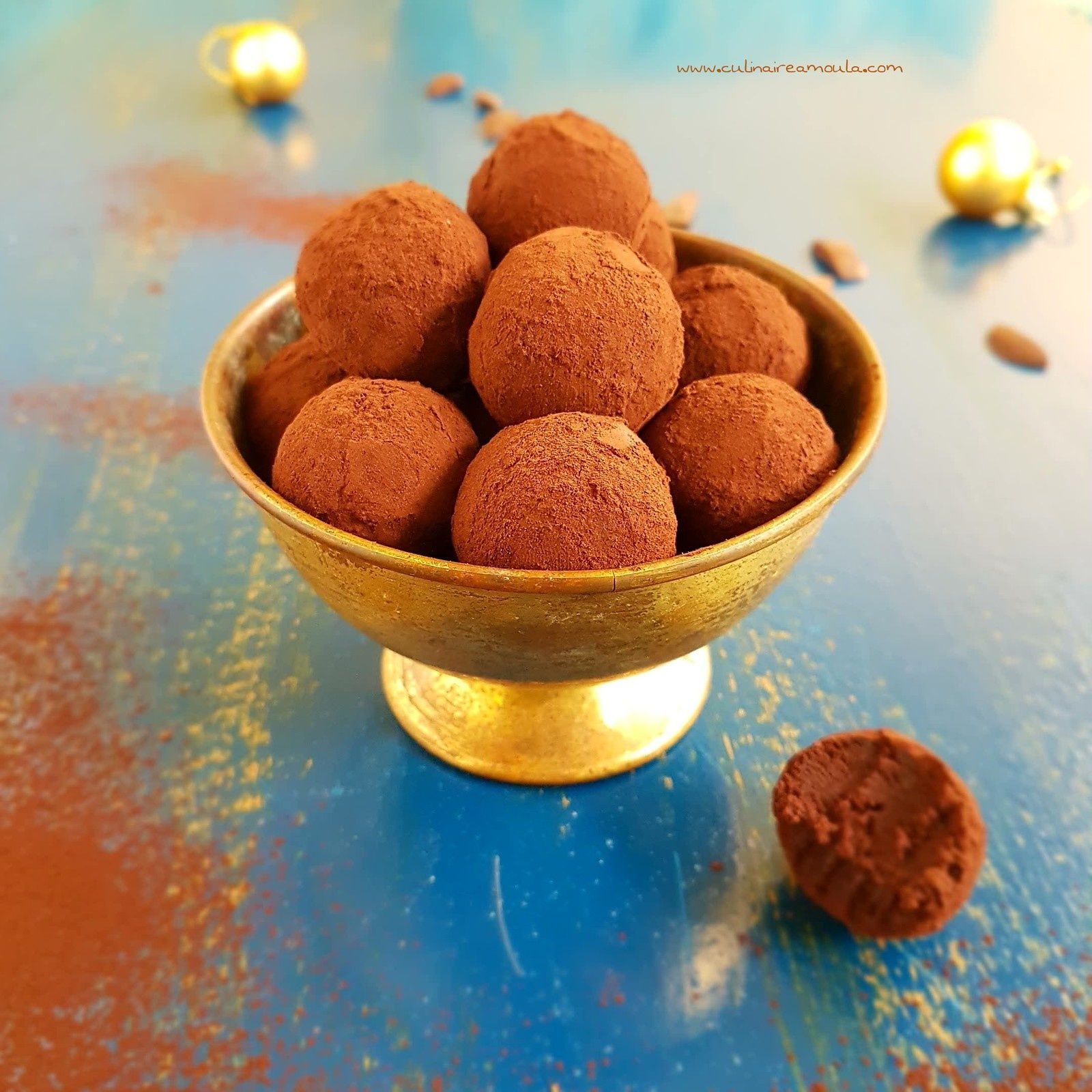 Truffes chocolat marron