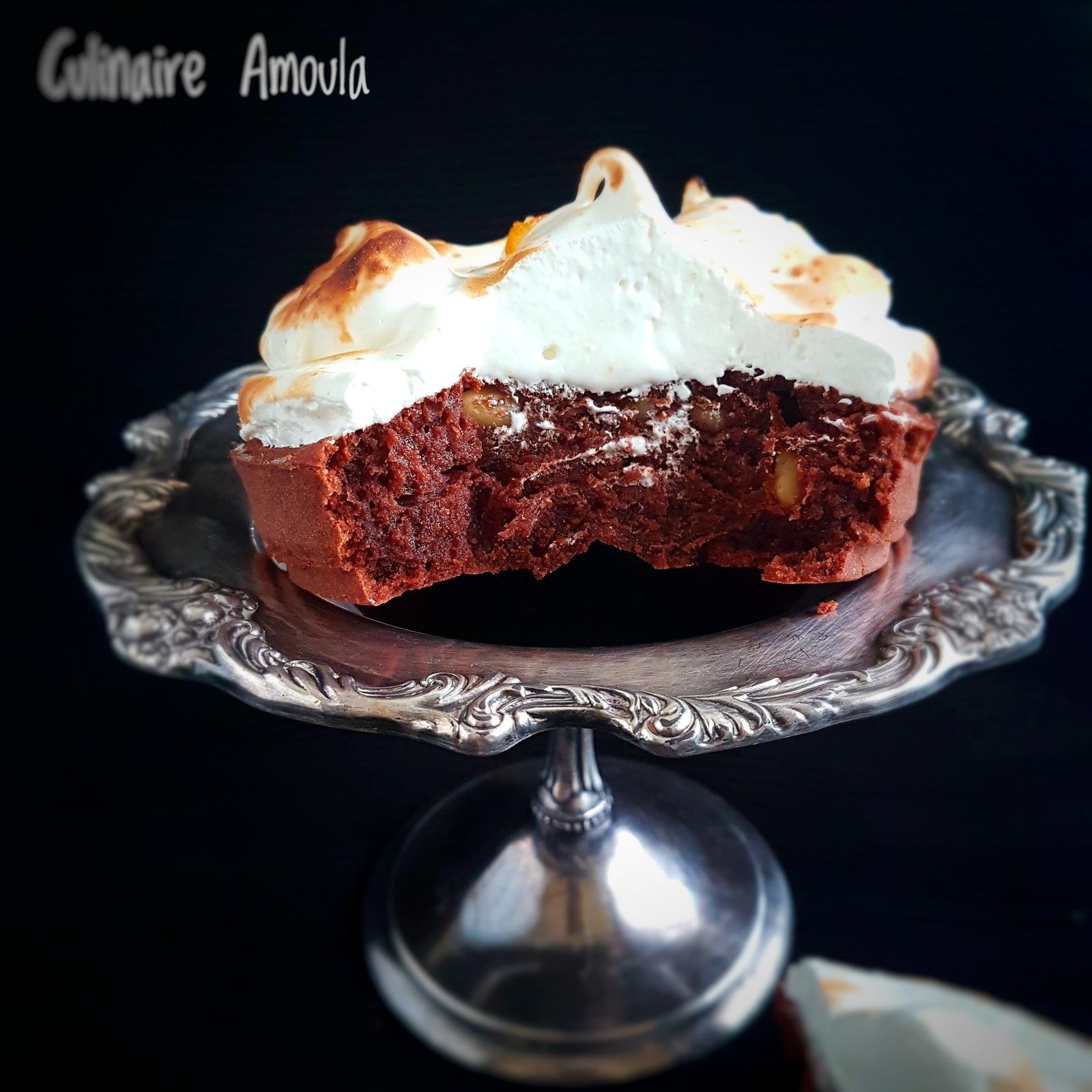 Brownie meringué aux agrumes 