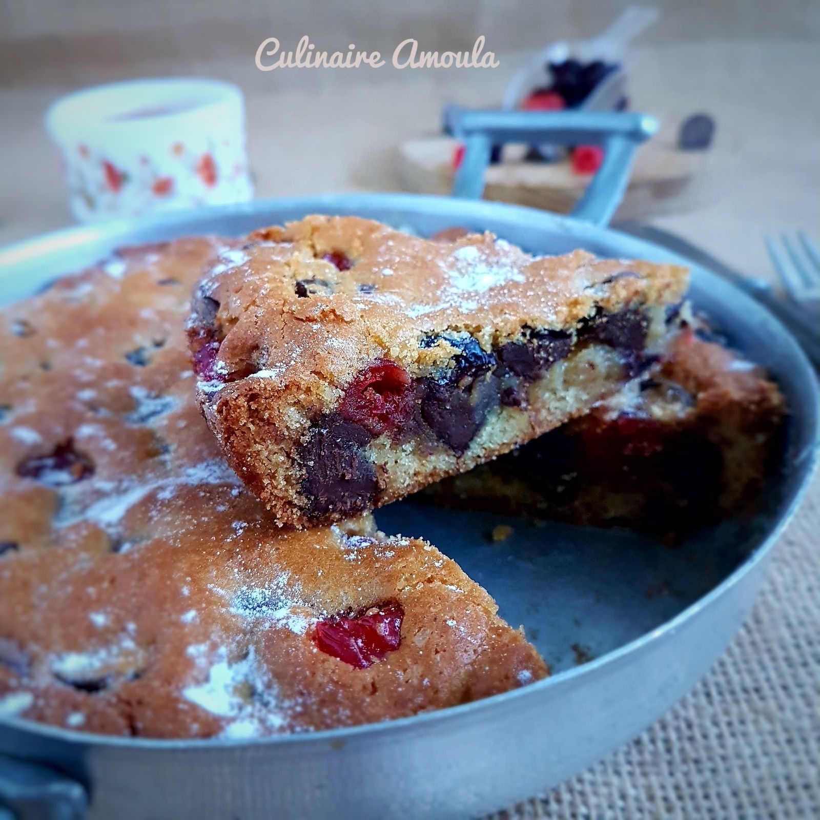 Cookie géant à la poêle