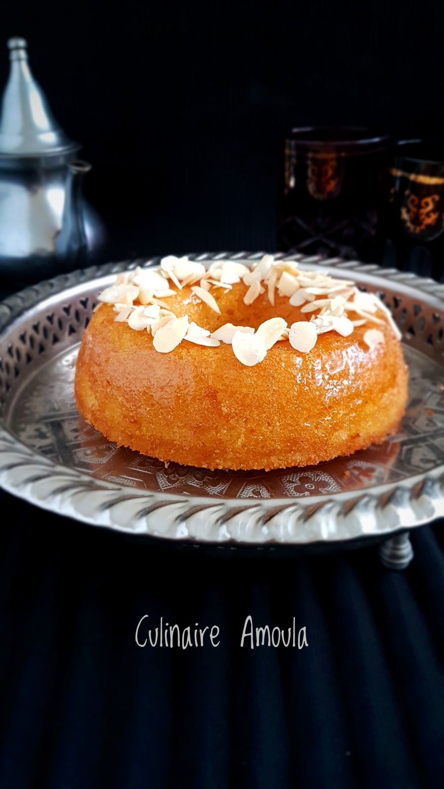 Gâteau de semoule à la marocaine