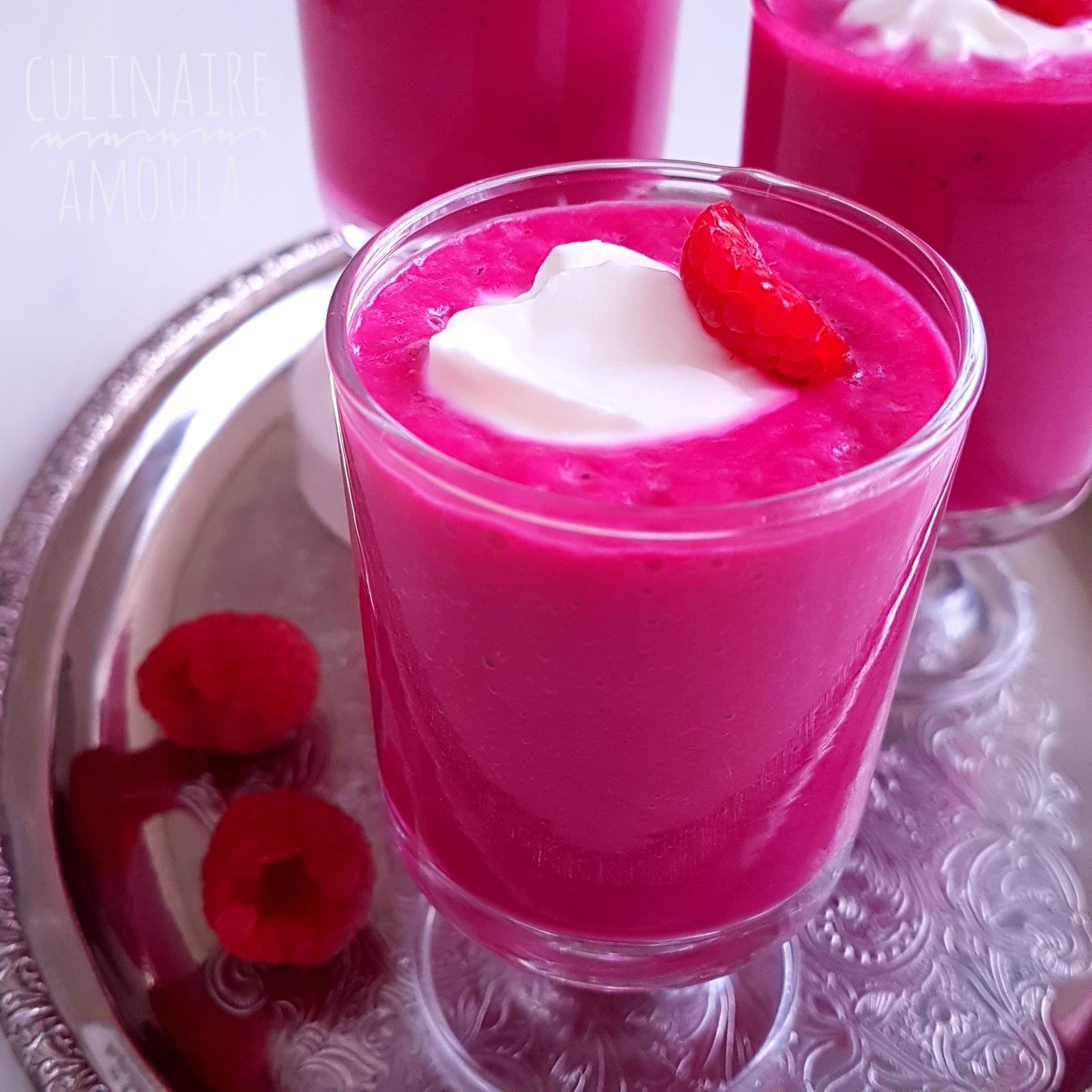 Smoothie betterave-framboises