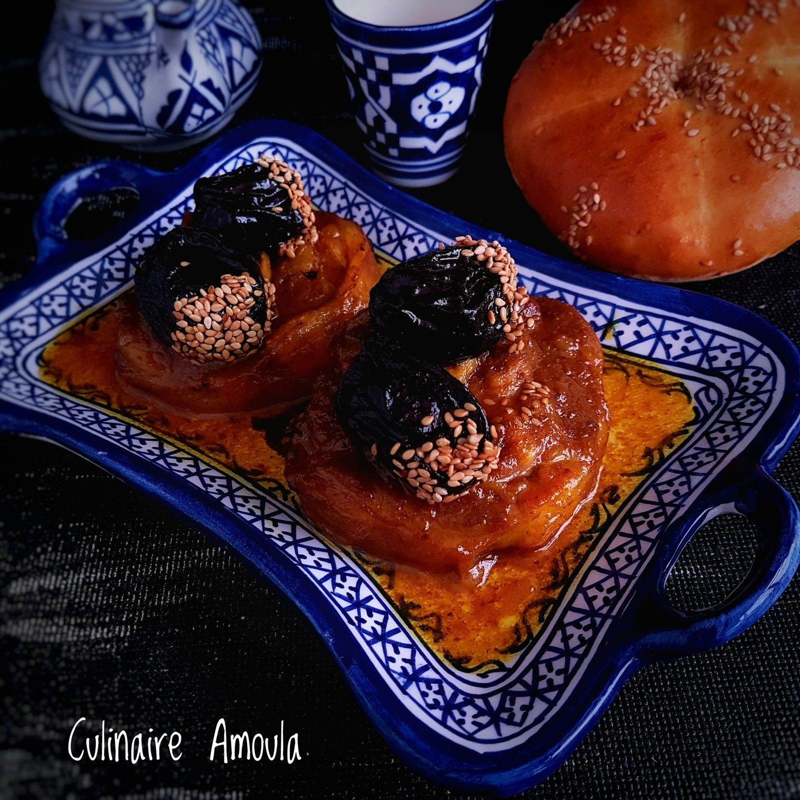 Tajine d'agneau aux pruneaux