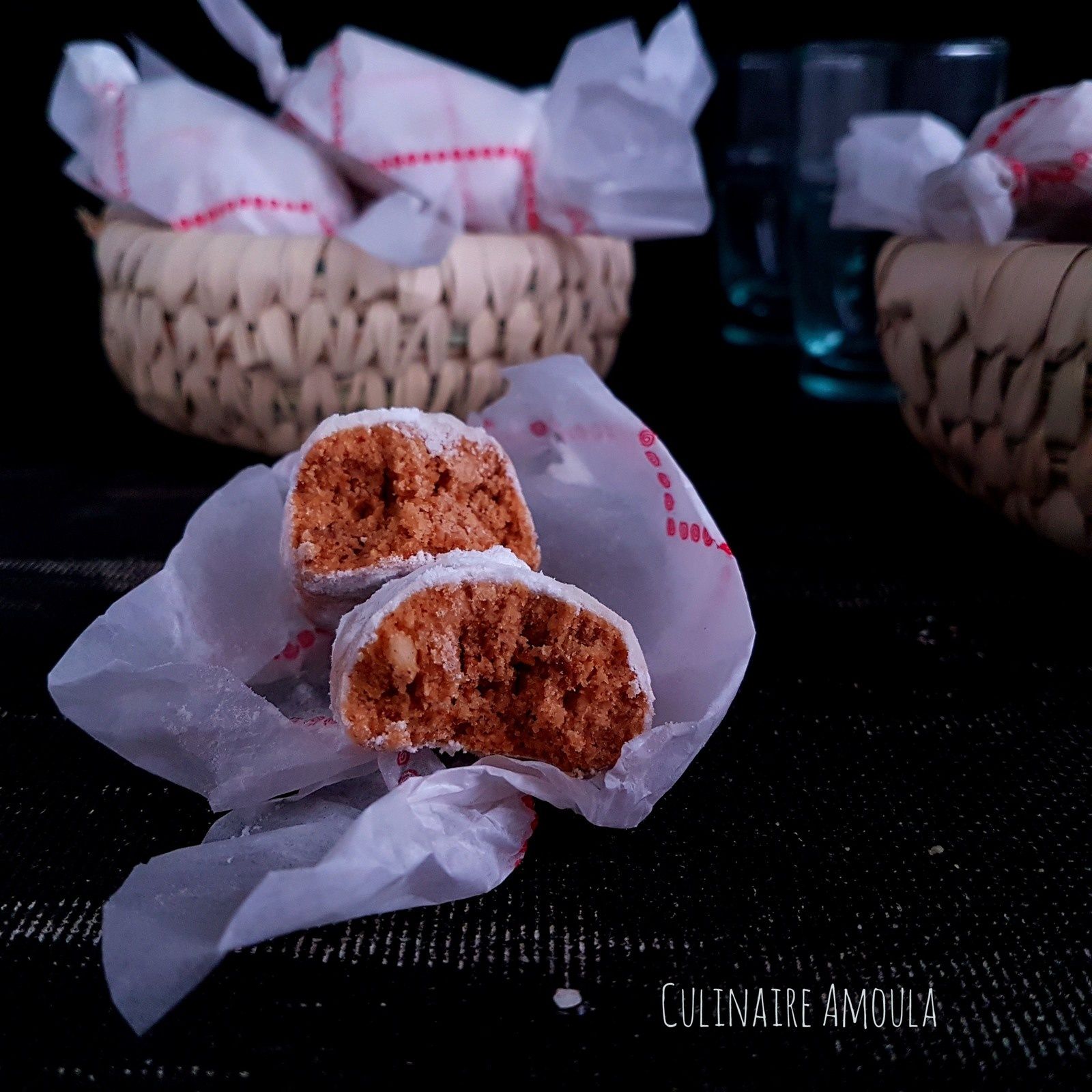 Gâteaux fondants aux cacahuètes