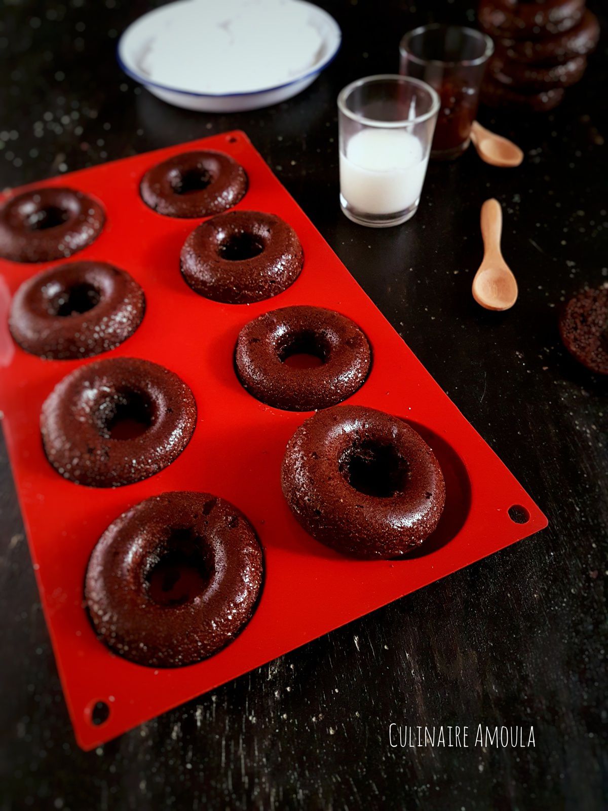 Cake donuts au chocolat