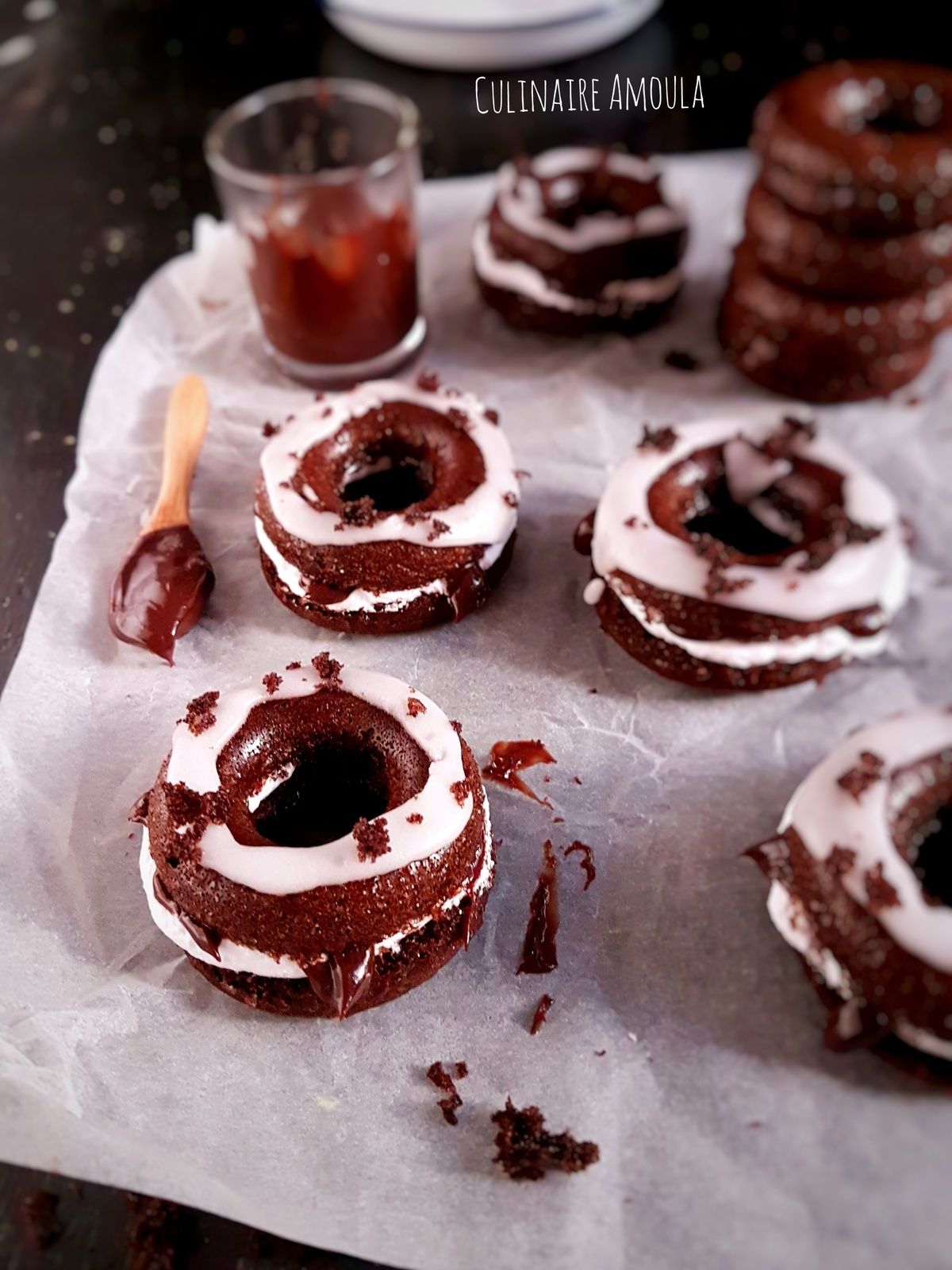 Cake donuts au chocolat