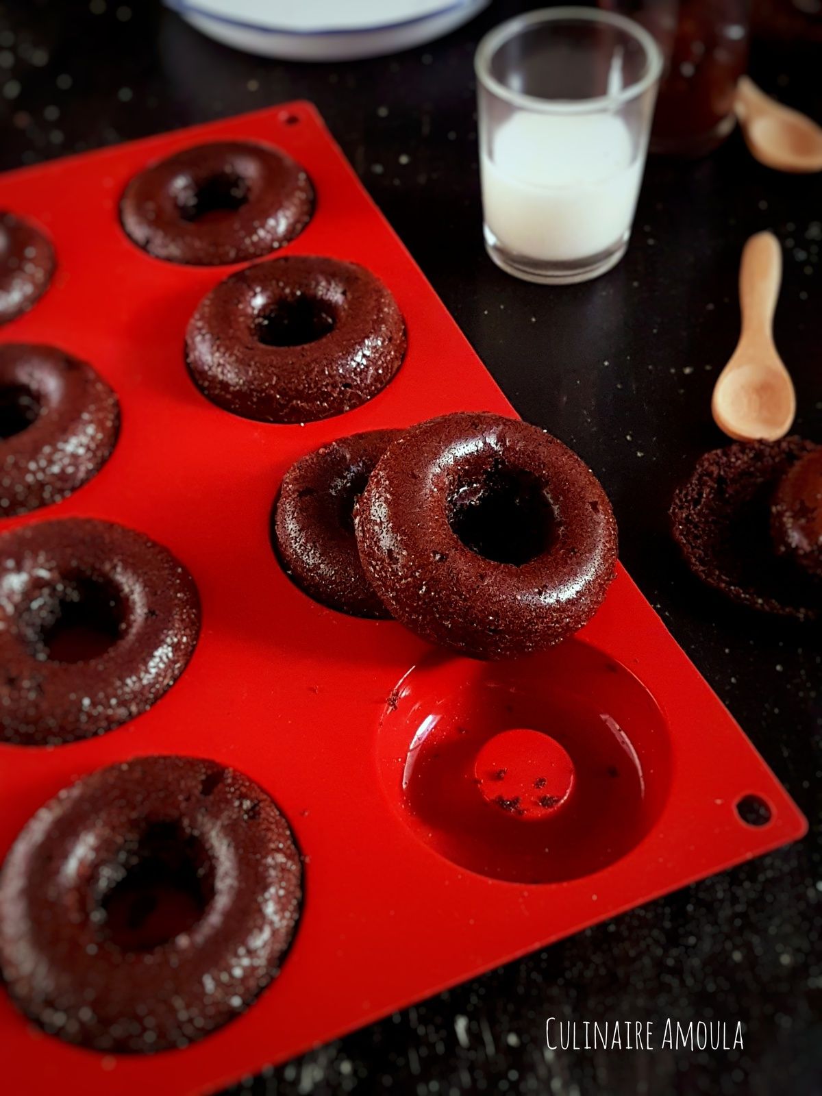 Cake donuts au chocolat