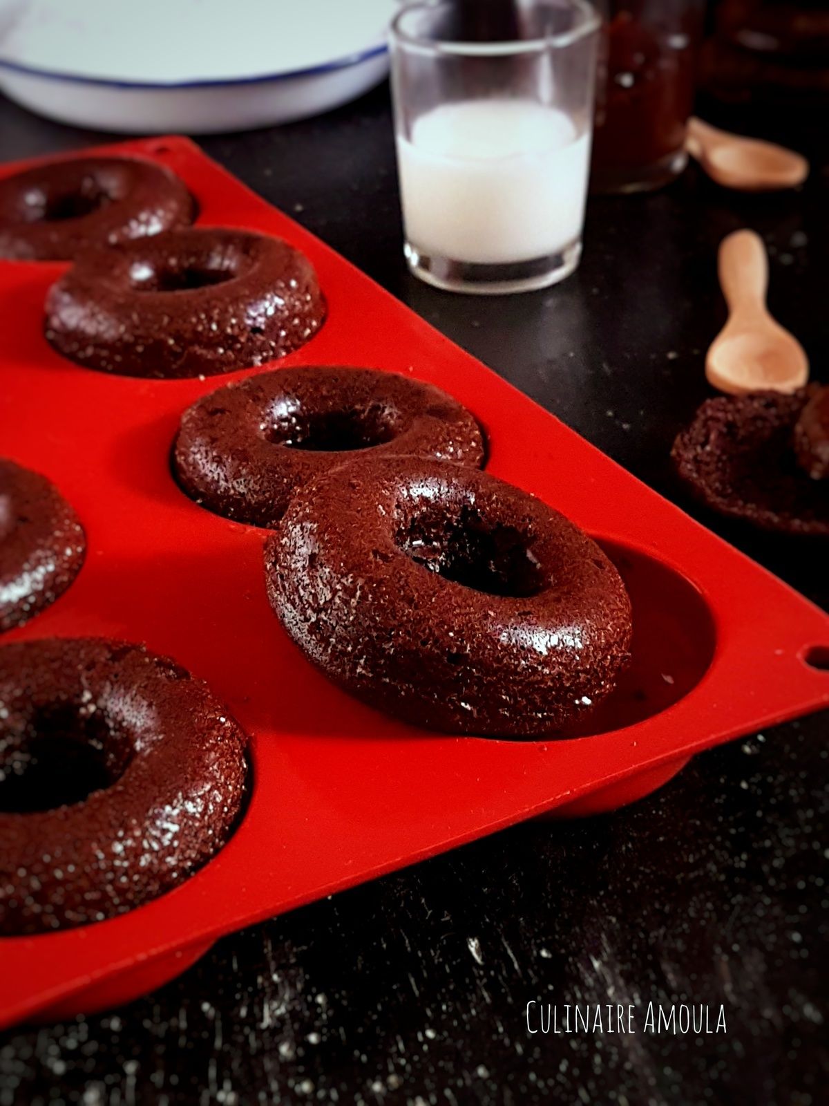 Cake donuts au chocolat