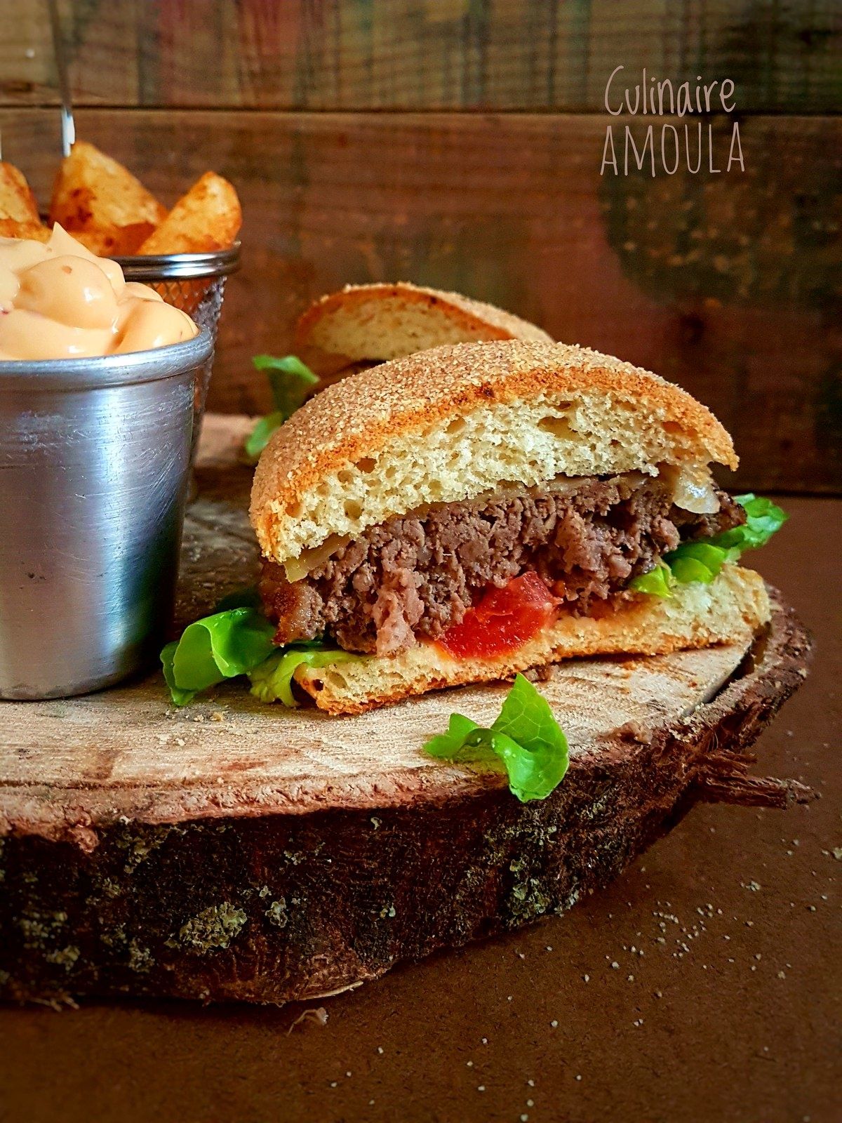 Hamburger maison à la marocaine