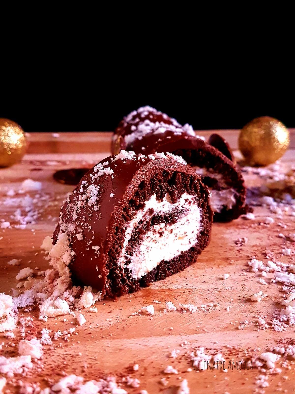Bûche choco-coco