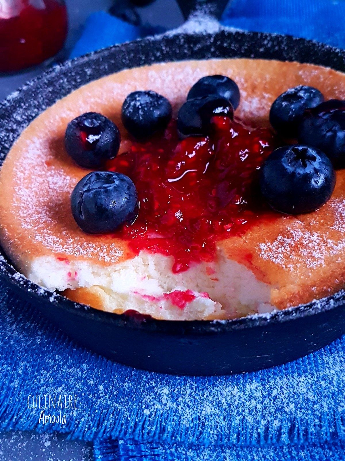Crêpes soufflées au citron
