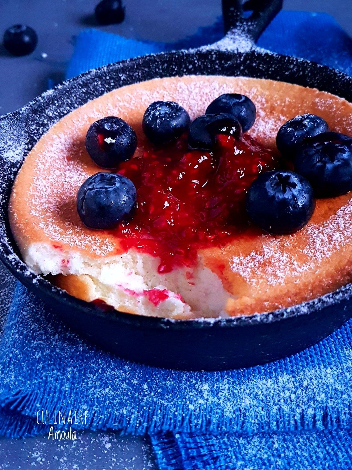 Crêpes soufflées au citron
