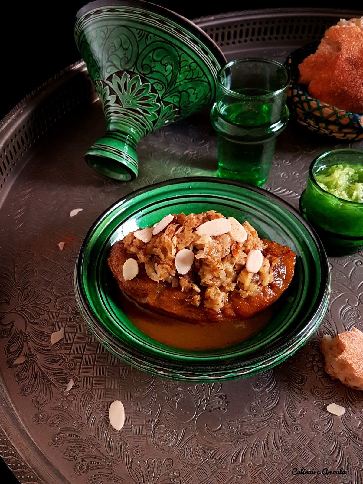 Tajine d'agneau aux aubergines