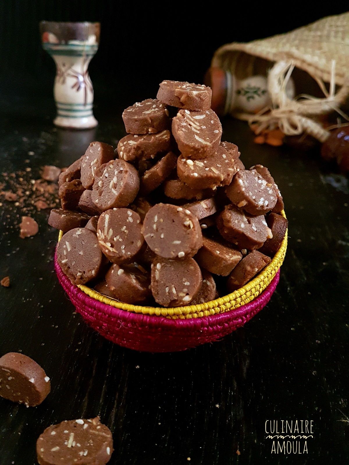 Fkakes d'Achoura au chocolat 