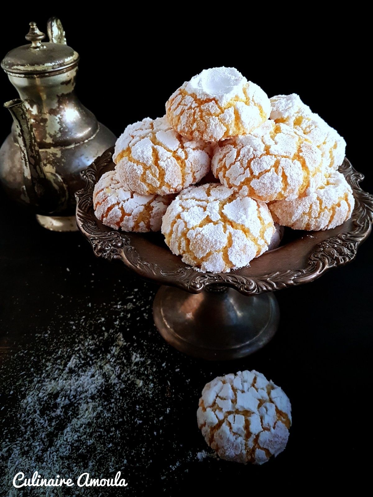 Ghriba Marocaine A La Semoule Et A La Noix De Coco Ghriba Marocaine A La Semoule Et A La Noix De Coco