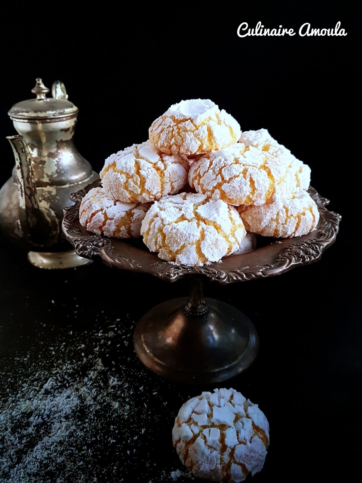 Ghriba Marocaine A La Semoule Et A La Noix De Coco Culinaire Amoula