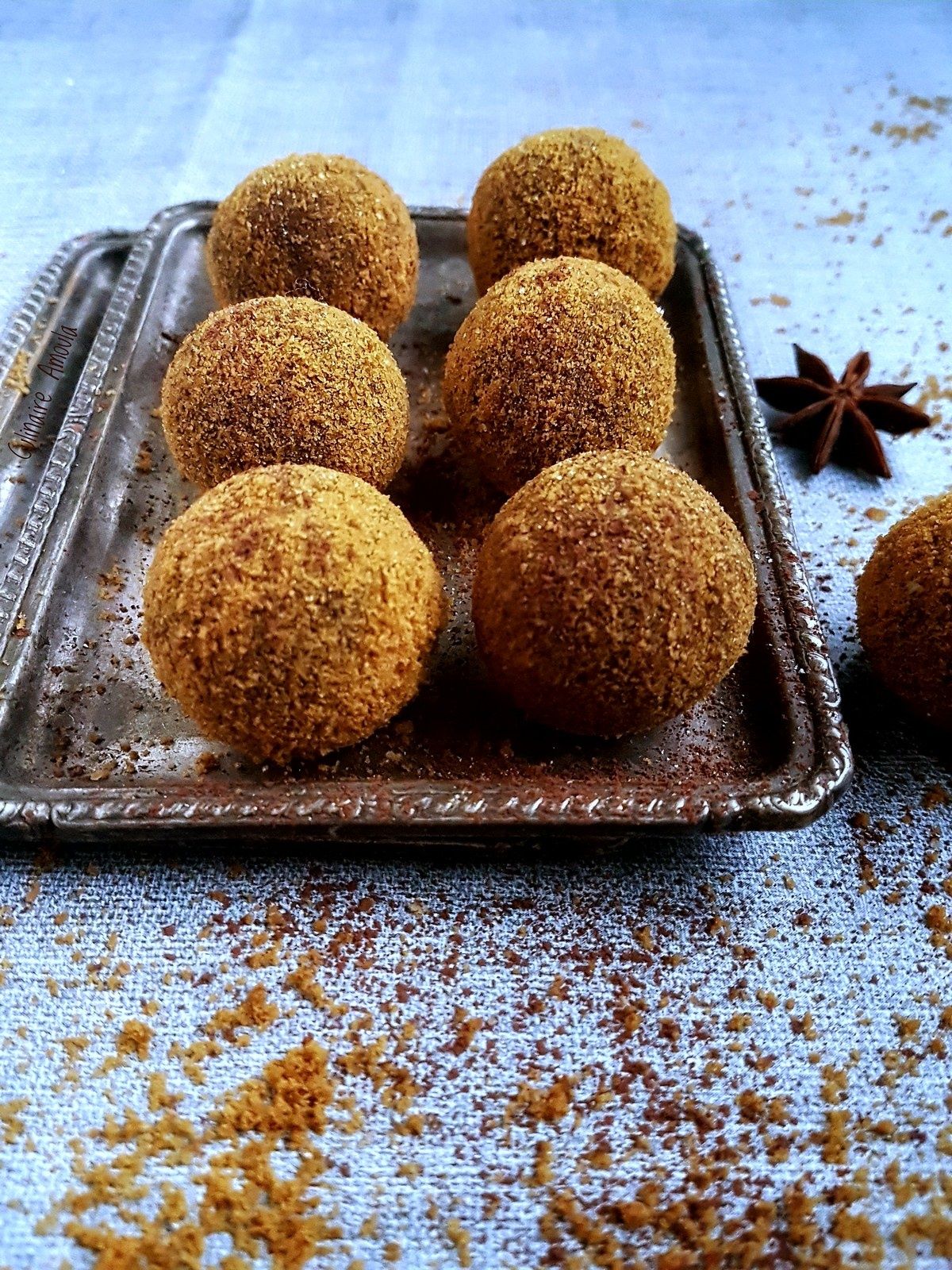 Truffes aux épices de Noël et aux spéculoos 