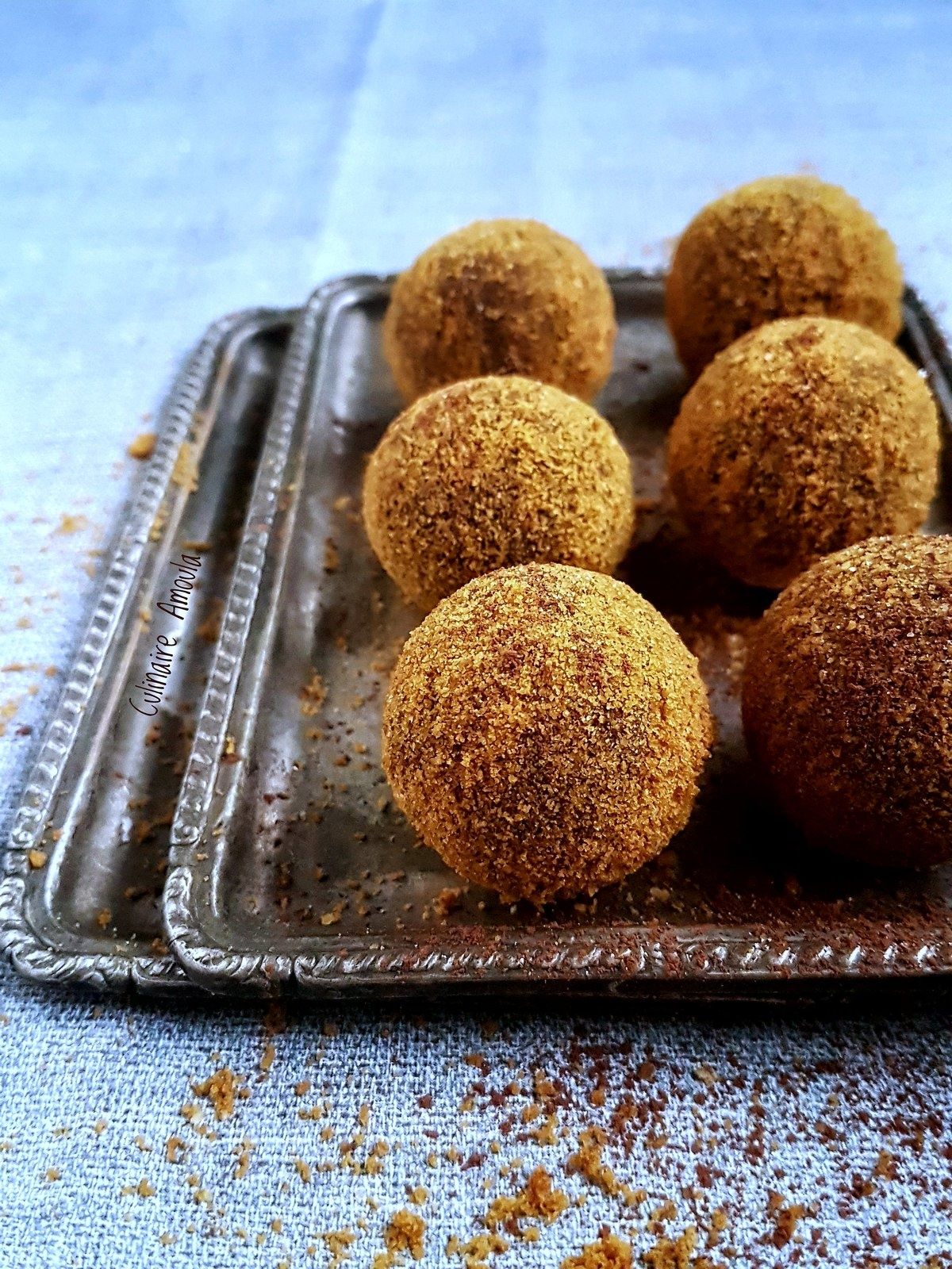 Truffes aux épices de Noël et aux spéculoos 