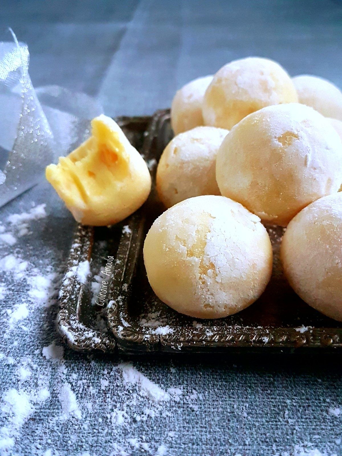 Truffes de Noël au chocolat blanc et à l'orange