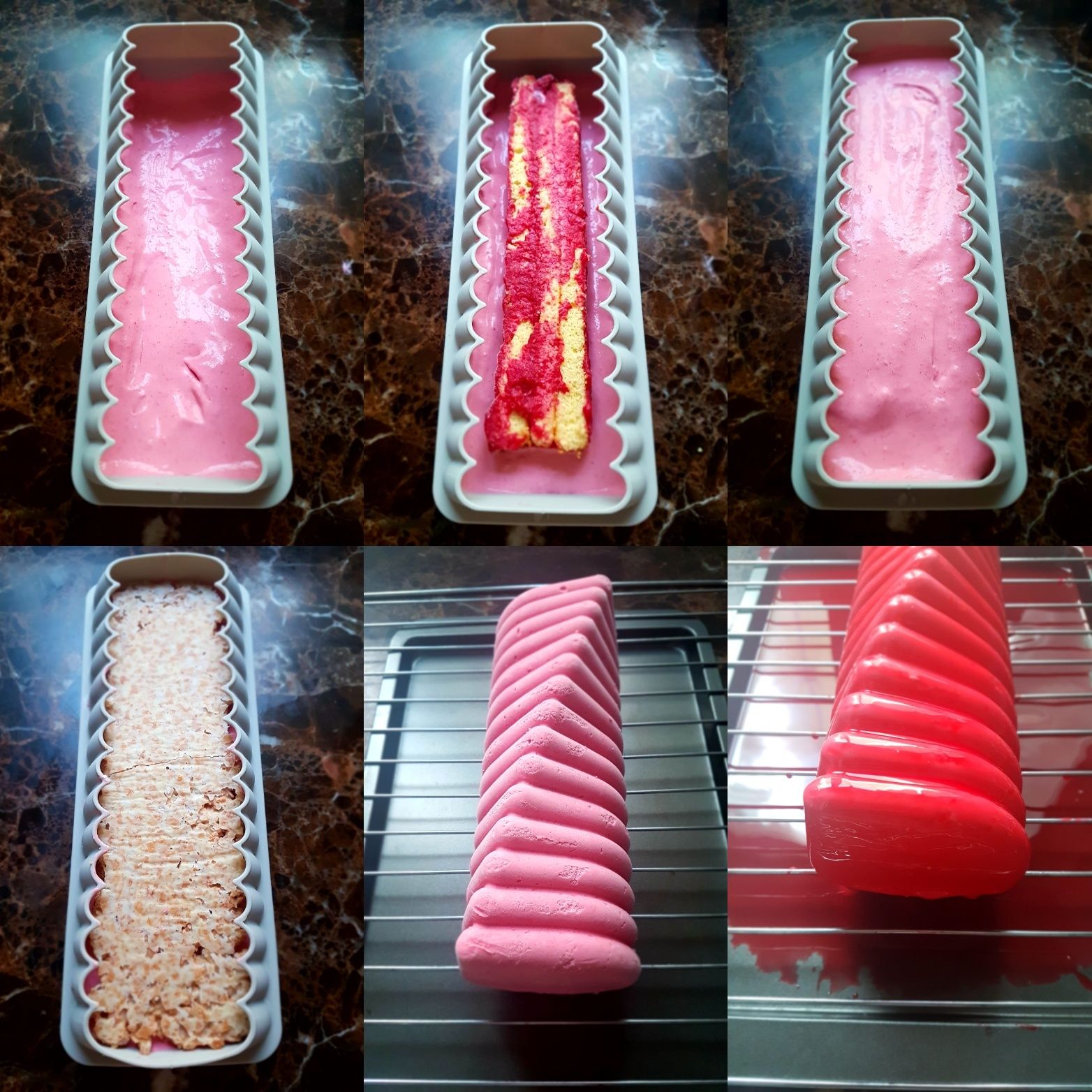 Bûche framboise
