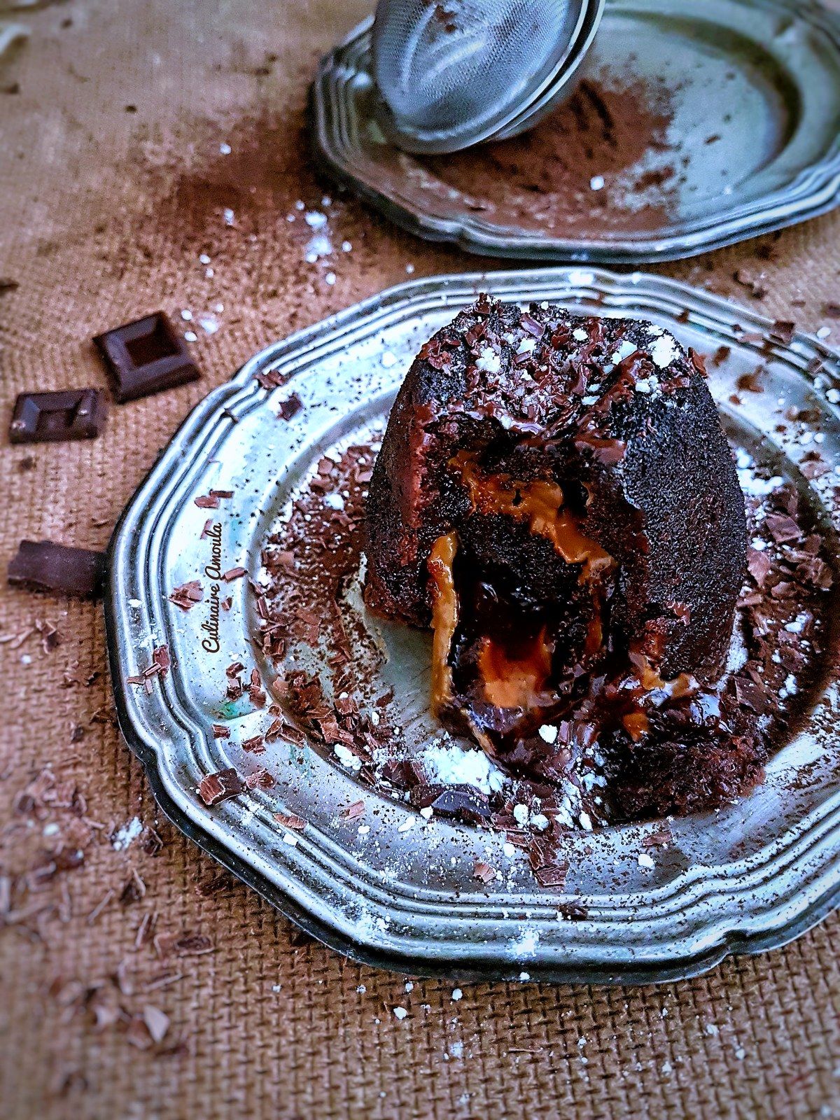 Fondant chocolat, coeur coulant spéculoos