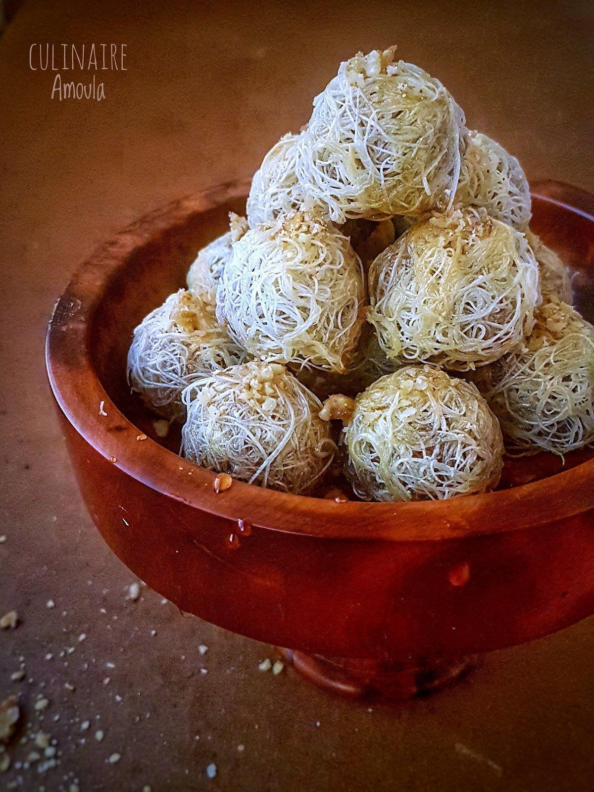 Konafa aux noix