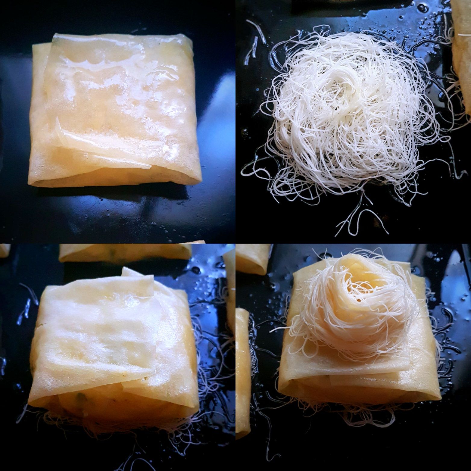 Mini pastilla au poulet à la sauce mornay
