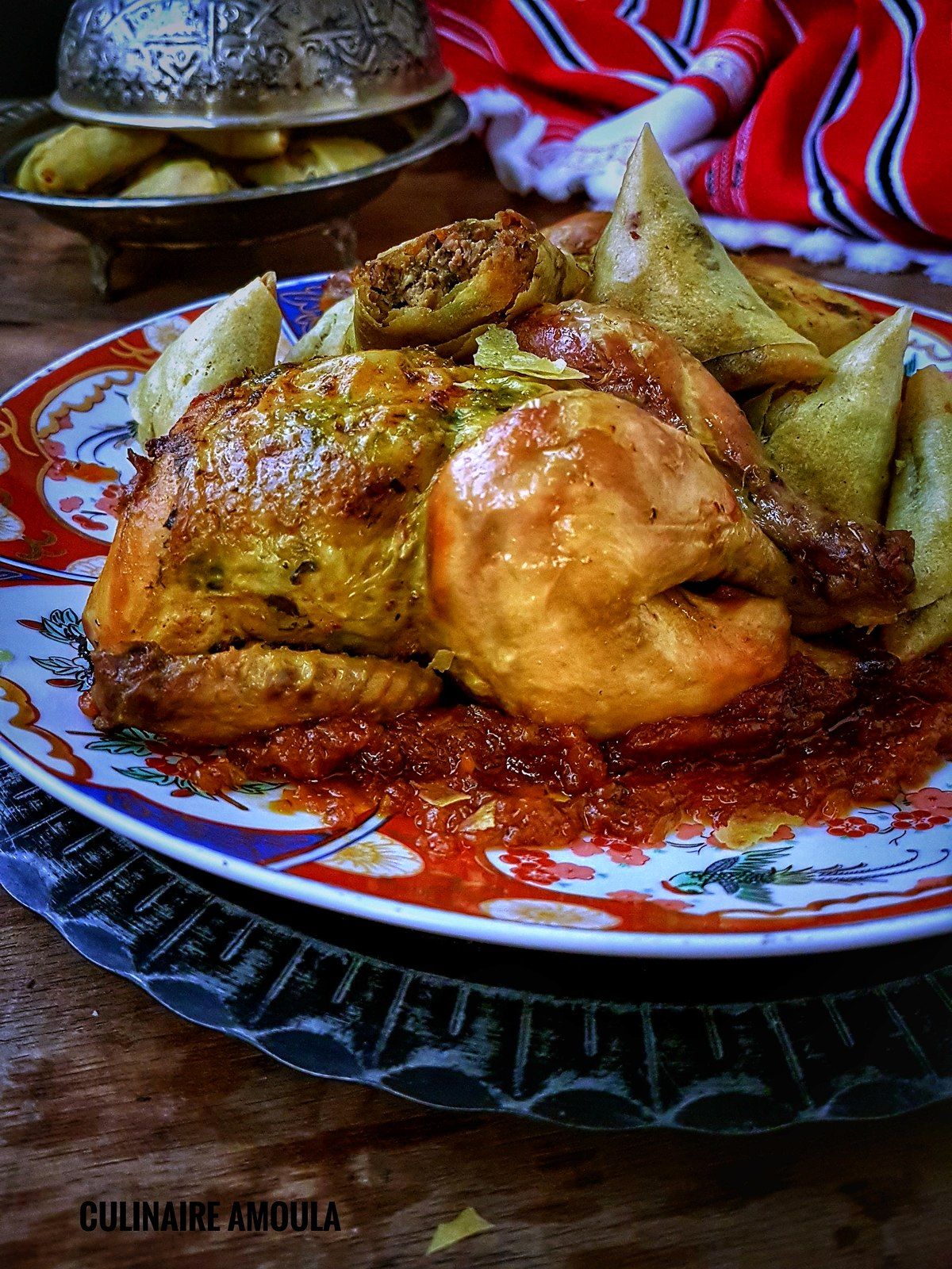 Coquelets à la coriandre à la marocaine
