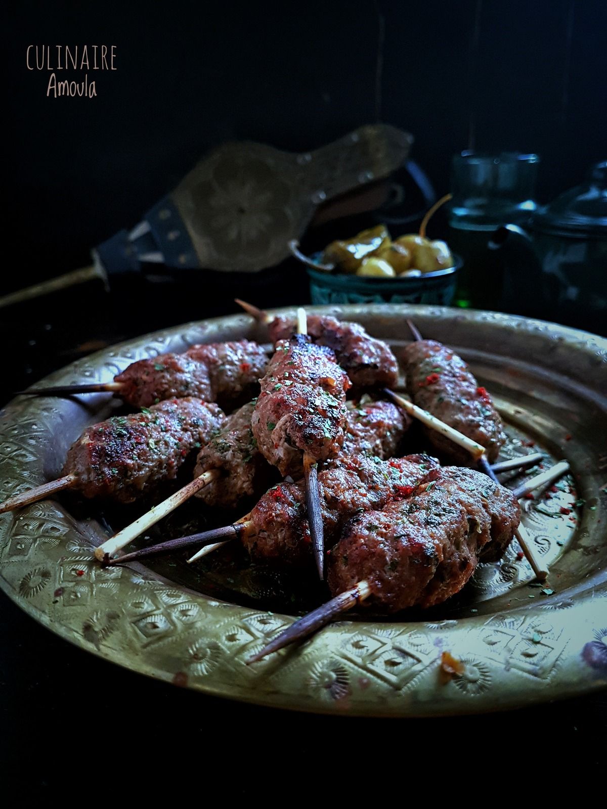 Kefta de mouton grillée à la marocaine &quot; Recettes Aid-al-Adha&quot;