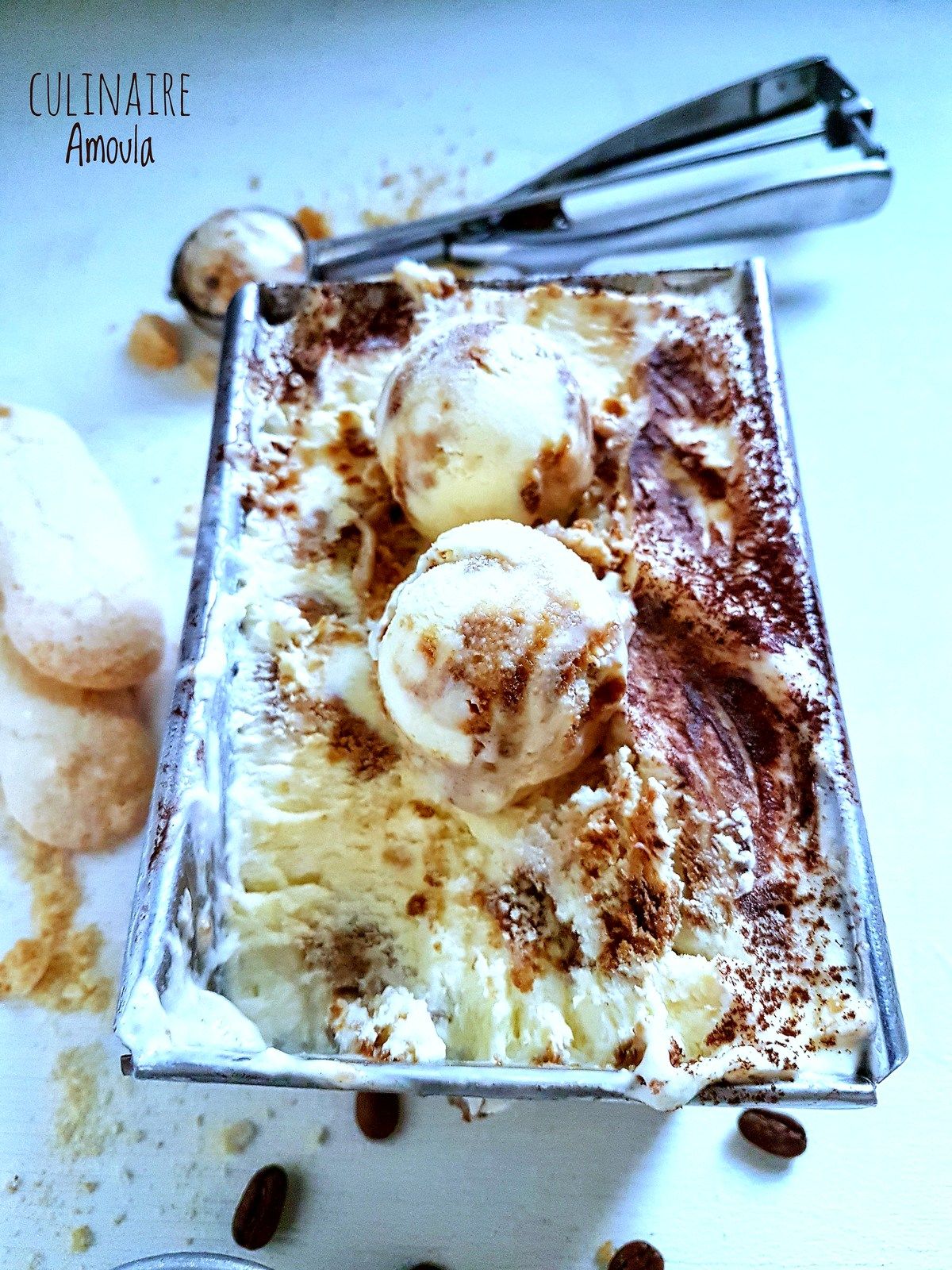 Glace au tiramisu &quot;Sans sorbetière&quot;