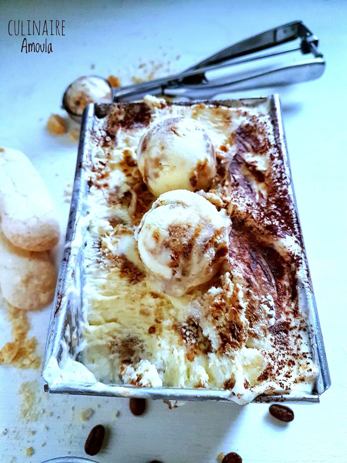 Glace au tiramisu &quot;Sans sorbetière&quot;
