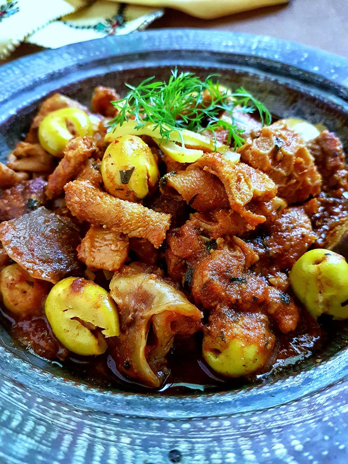 Tkalia ou Douara &quot;Tripes de mouton à la marocaine&quot;