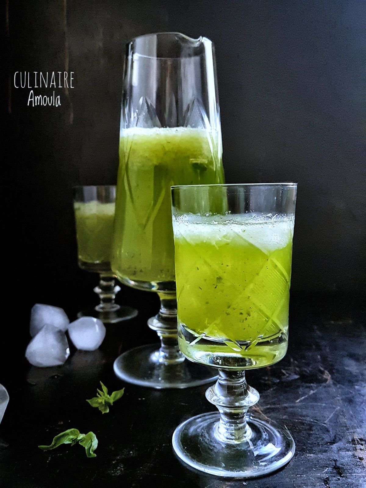 Jus citron vert basilic 