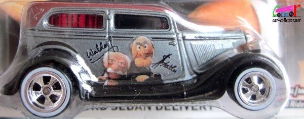 34 FORD SEDAN DELIVERY HOT WHEELS 1/64 STATLER ET WALDORF MUPPET' SHOW - MASTERS OF UNIVERSE - LES MAITRES DE L'UNIVERS
