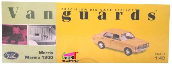 MORRIS MARINA 1800 SANDGLOW 1975 EDITION LIMITEE VANGUARDS 1/43