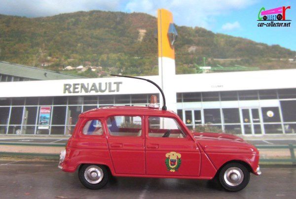 RENAULT 4L POMPIERS DINKY TOYS REEDITION ATLAS